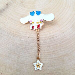 2/$20 Brand New Cinnamoroll Blue Hearts Pin Brooch